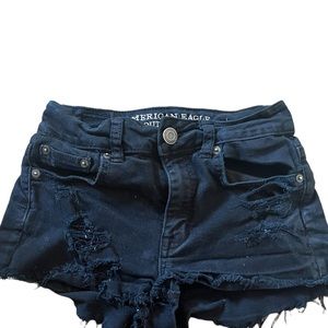 American Eagle Black Shorts